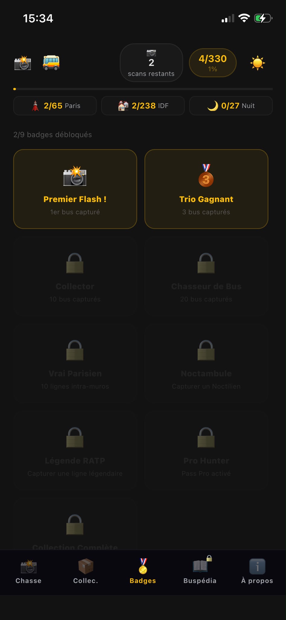 Système de badges